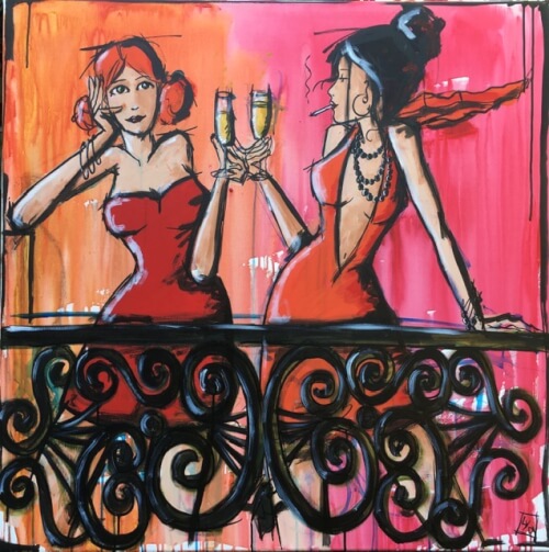 Champagne au balcon