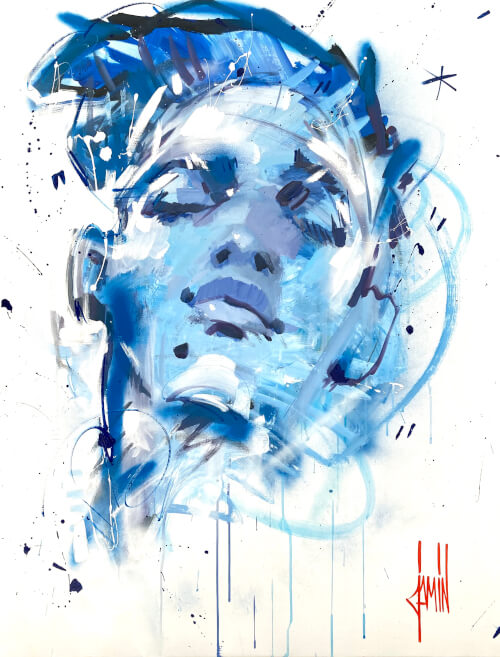 Introportrait en bleu